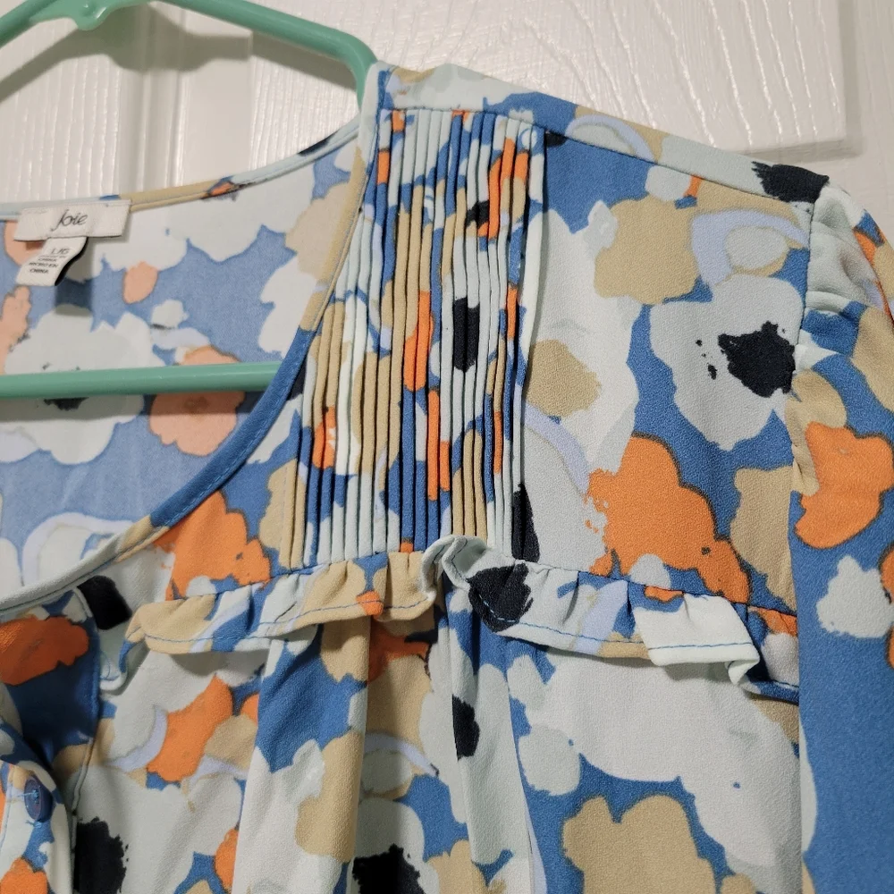 Joie Long Sleeve floral blouse - Picture 5 of 11